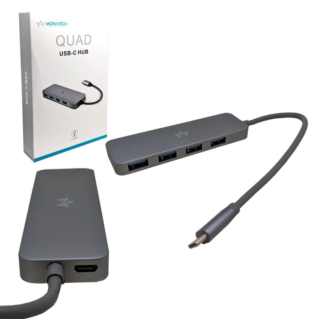 Monarch Quad USB-C hub