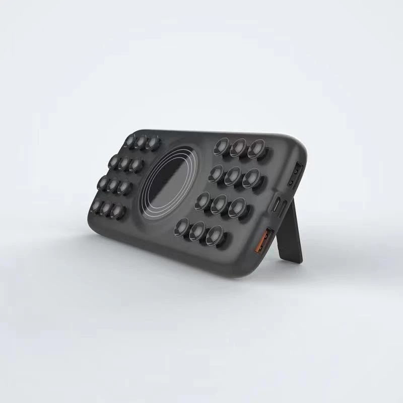 Suction wireless charging phone mount