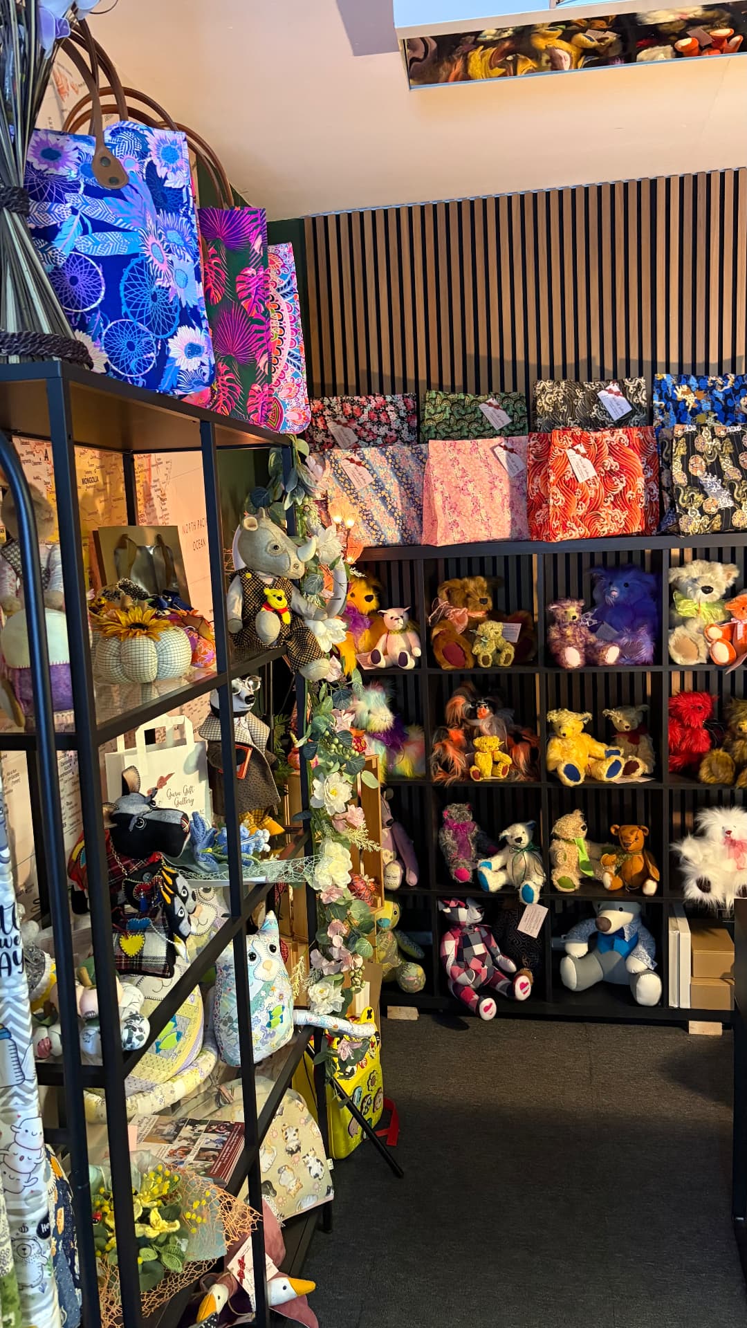 Gifts inside the gallery