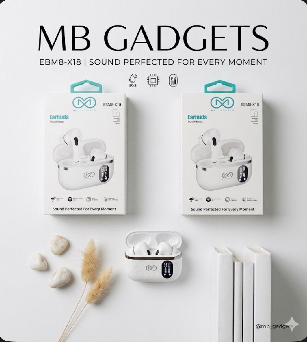 MB Gadgets EBM8-X18 earbuds