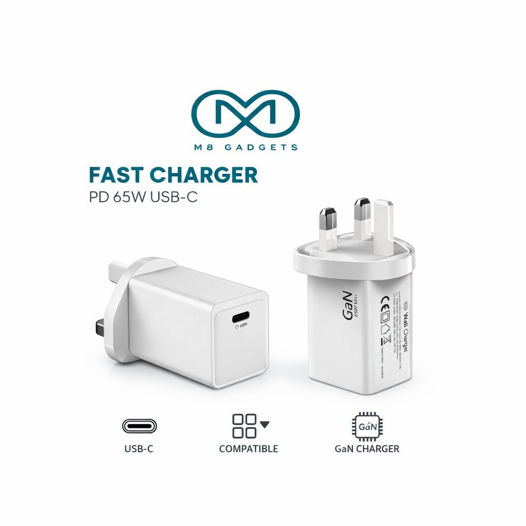 M8 PD 65W USB-C fast charger