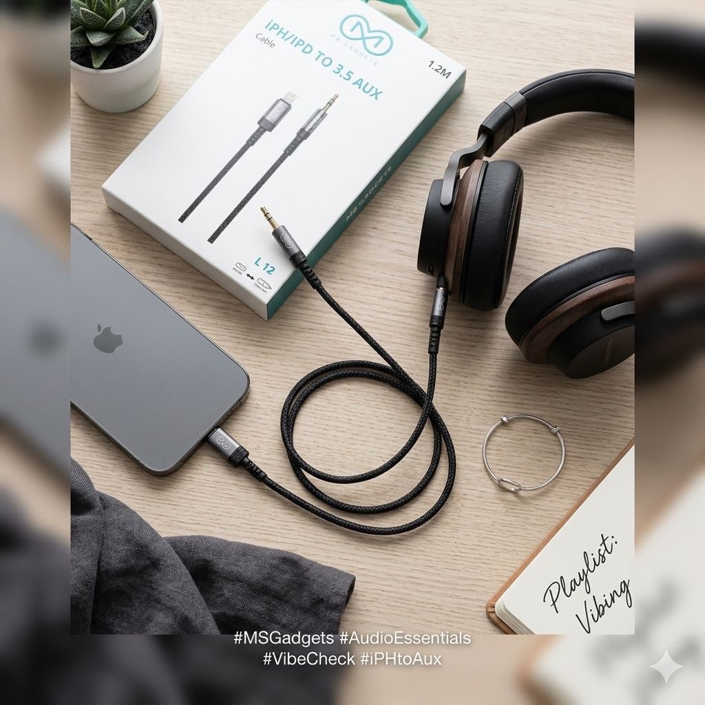 M8 iPhone/iPad to 3.5mm AUX cable