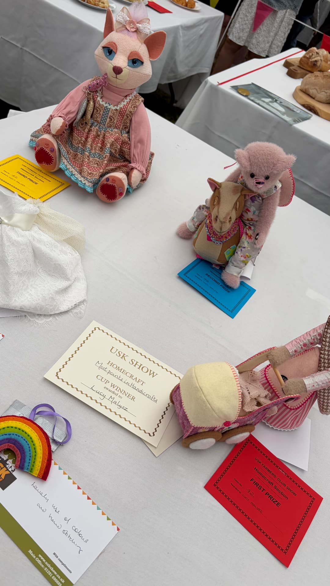 Prize-winning handmade characters