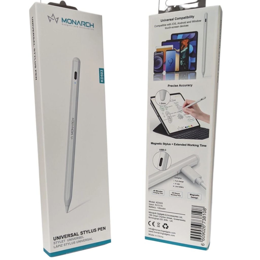 Monarch universal stylus pen